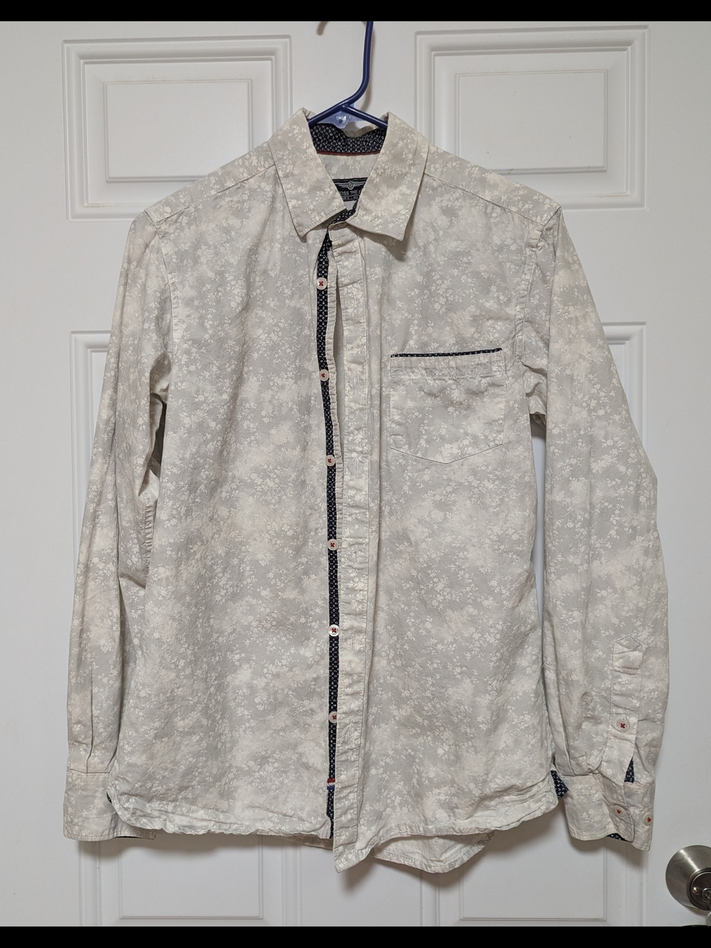 Across The Pond  Long-Sleeve Button-Down Shirt